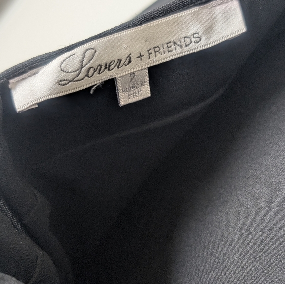 Lovers And Friends Revolve Soul Black Maxi Dress Women's Size 2 - Picture 6 of 11